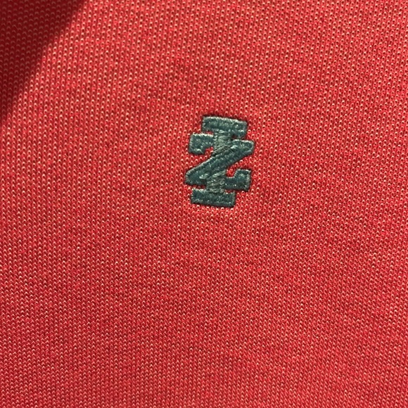 Men’s polo golf shirt- pinkish peach in color. One tiny pull inside near collar - Picture 4 of 6